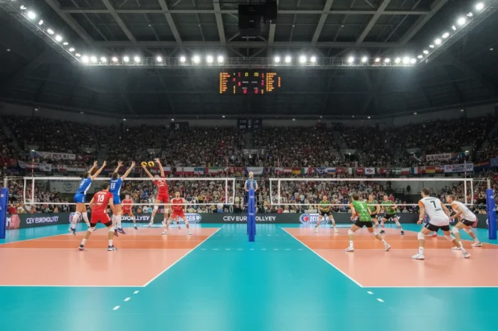 Avrupa Voleybol Şampiyonası’nda Torino Gecesi: Son Yarı Finalistler Sahne Alıyor